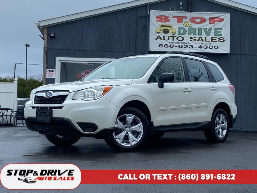 2015 Subaru Forester 4dr CVT 2.5i PZEV, available for sale in East Windsor, Connecticut | Stop & Drive Auto Sales. East Windsor, Connecticut