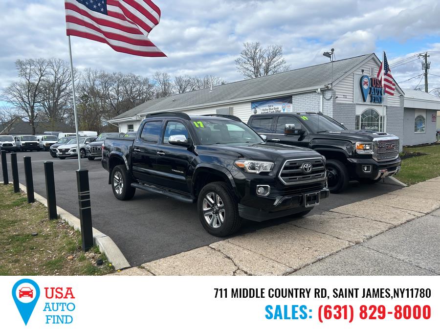 2017 Toyota Tacoma Limited Double Cab 5'' Bed V6 4x4 AT (Natl), available for sale in Saint James, New York | USA Auto Find. Saint James, New York