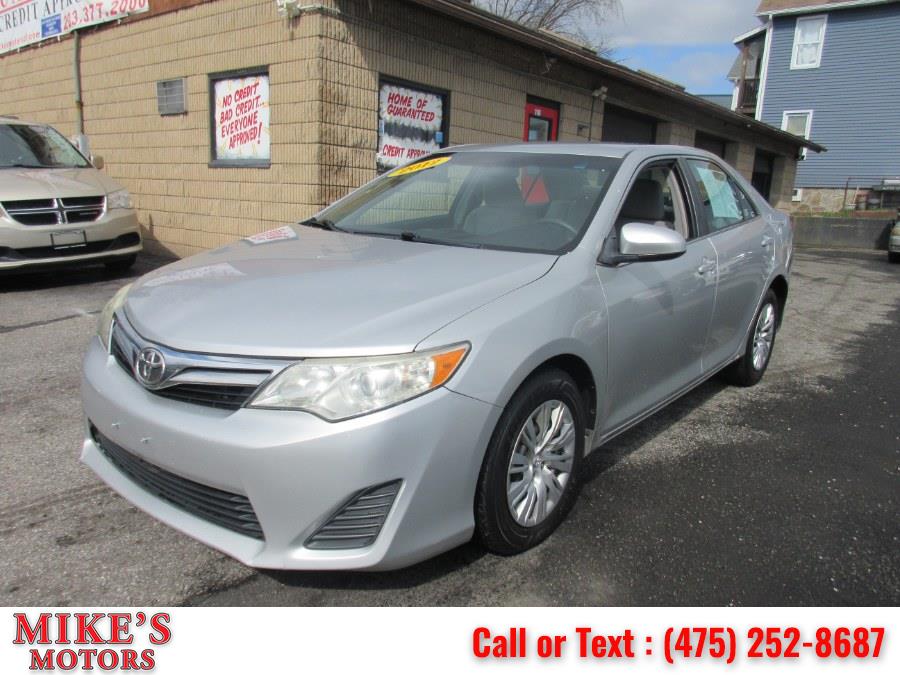 2012 Toyota Camry 4dr Sdn I4 Auto LE (Natl), available for sale in Stratford, Connecticut | Mike's Motors LLC. Stratford, Connecticut