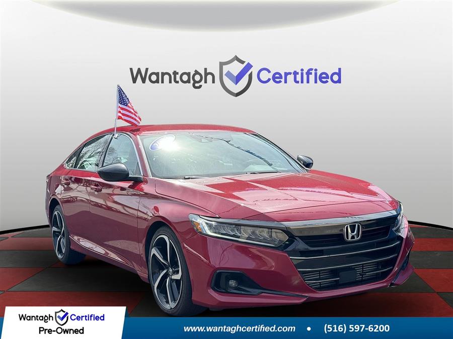 2022 Honda Accord Sedan Sport 1.5T CVT, available for sale in Wantagh, New York | Wantagh Certified. Wantagh, New York