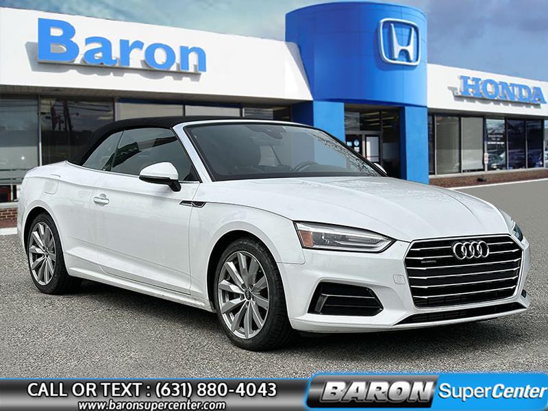 Used 2018 Audi A5 Cabriolet in Patchogue, New York | Baron Supercenter. Patchogue, New York