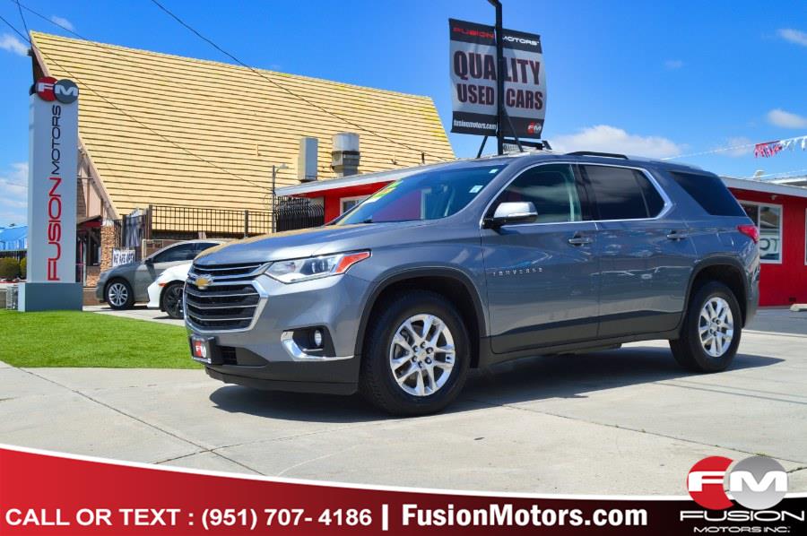 2018 Chevrolet Traverse FWD 4dr LT Cloth w/1LT, available for sale in Moreno Valley, California | Fusion Motors Inc. Moreno Valley, California