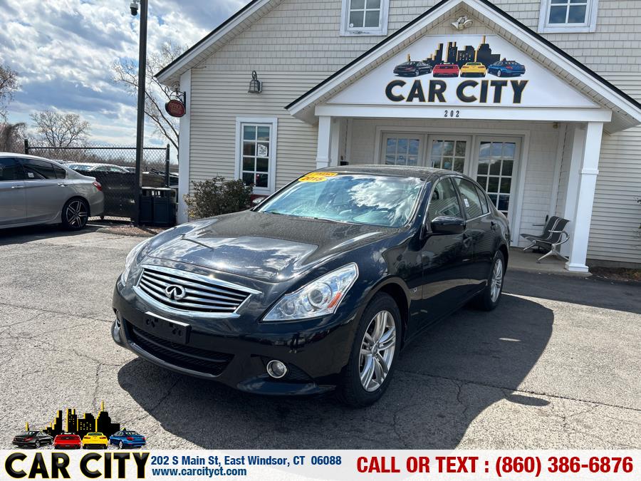 2015 INFINITI Q40 4dr Sdn AWD, available for sale in East Windsor, Connecticut | Car City LLC. East Windsor, Connecticut