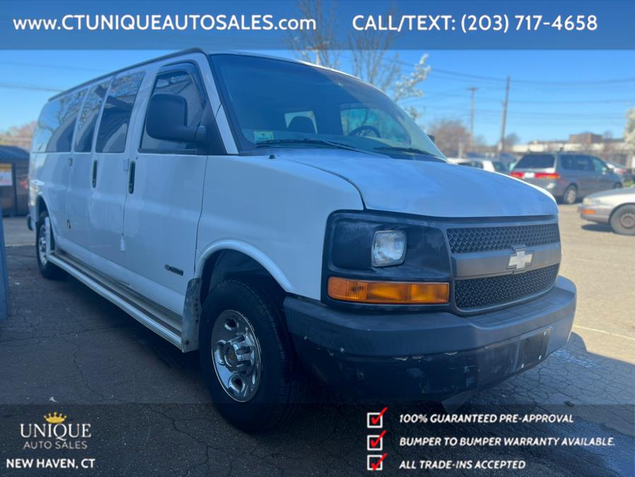 2006 Chevrolet Express Passenger 3500 155" WB RWD, available for sale in New Haven, Connecticut | Unique Auto Sales LLC. New Haven, Connecticut