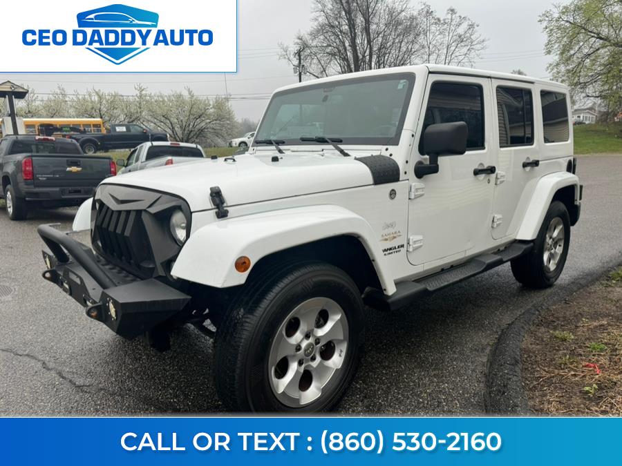 Used Jeep Wrangler Unlimited 4WD 4dr Sahara 2014 | CEO DADDY AUTO. Online only, Connecticut