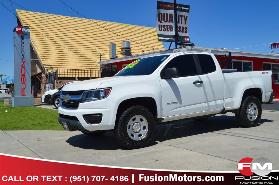 2019 Chevrolet Colorado 4WD Ext Cab 128.3" Work Truck, available for sale in Moreno Valley, California | Fusion Motors Inc. Moreno Valley, California