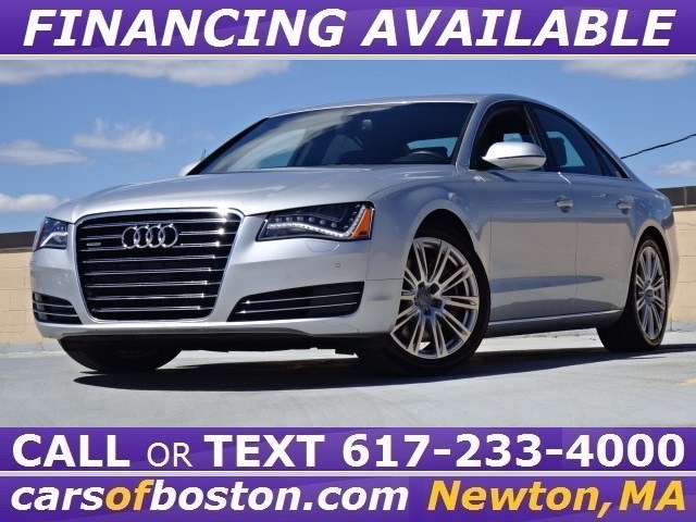 2013 Audi A8 4.0T quattro, available for sale in Newton, Massachusetts | Cars of Boston. Newton, Massachusetts