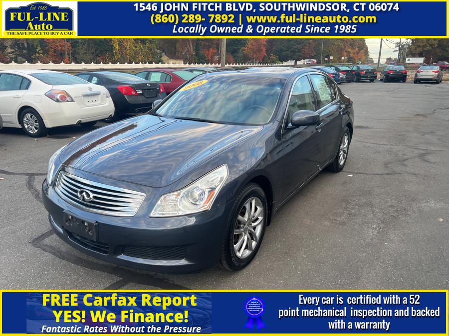 2008 Infiniti G35 Sedan 4dr x AWD, available for sale in South Windsor , Connecticut | Ful-line Auto LLC. South Windsor , Connecticut