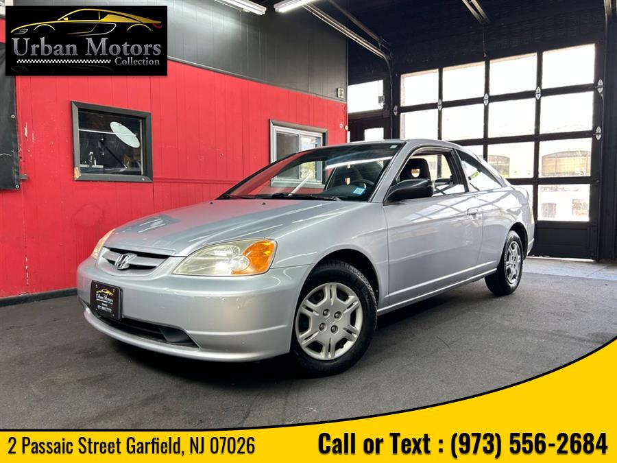 2002 Honda Civic LX, available for sale in Garfield, New Jersey | Urban Motors Collection. Garfield, New Jersey