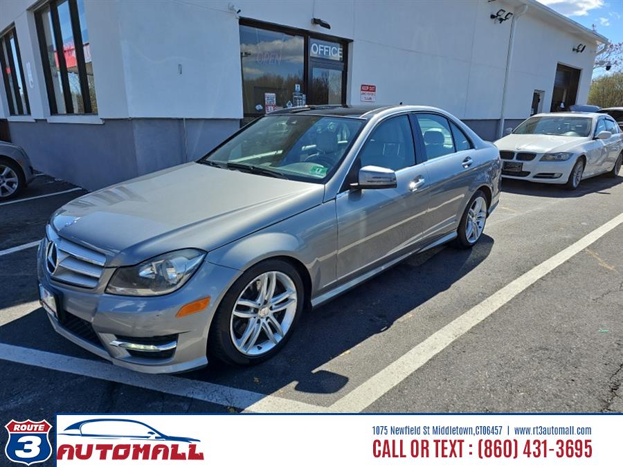 2013 Mercedes-Benz C-Class 4dr Sdn C300 Sport 4MATIC, available for sale in Middletown, Connecticut | RT 3 AUTO MALL LLC. Middletown, Connecticut