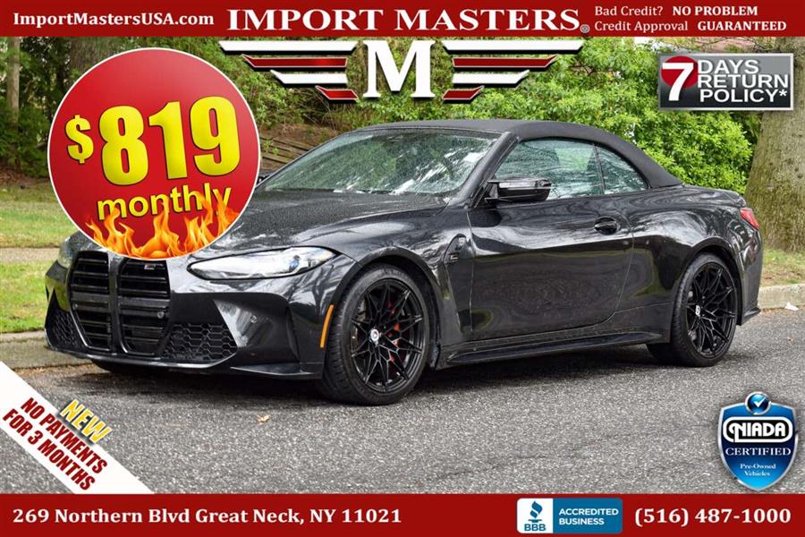 Used BMW M4 Competition xDrive AWD 2dr Convertible 2022 | Camy Cars. Great Neck, New York