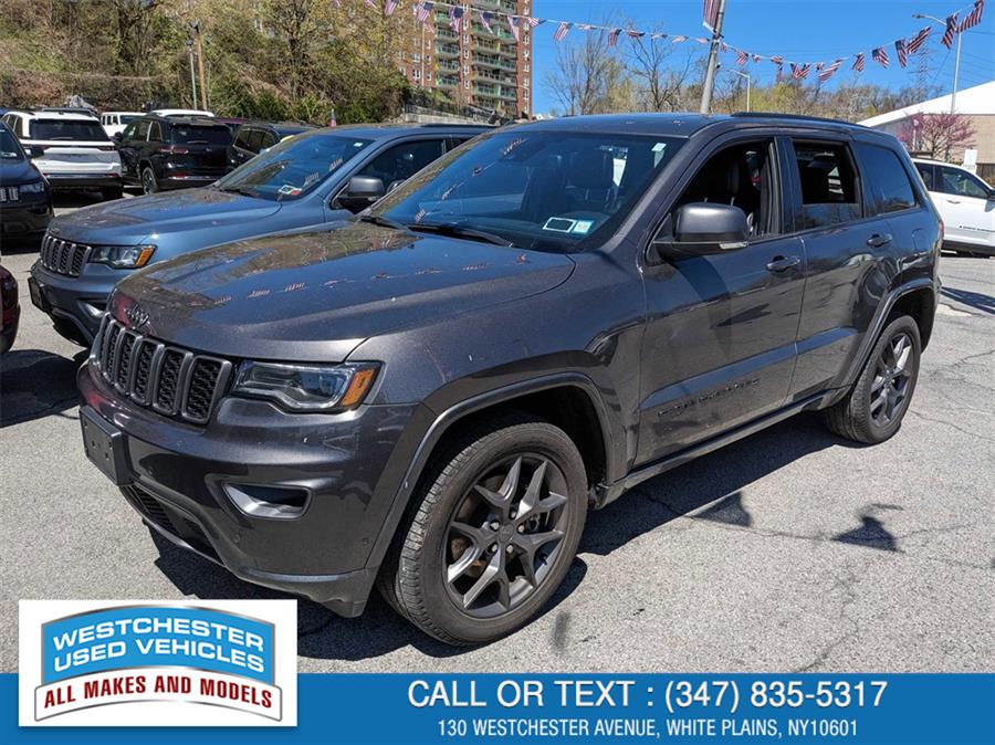 2021 Jeep Grand Cherokee 80th Anniversary Edition, available for sale in White Plains, New York | Apex Westchester Used Vehicles. White Plains, New York