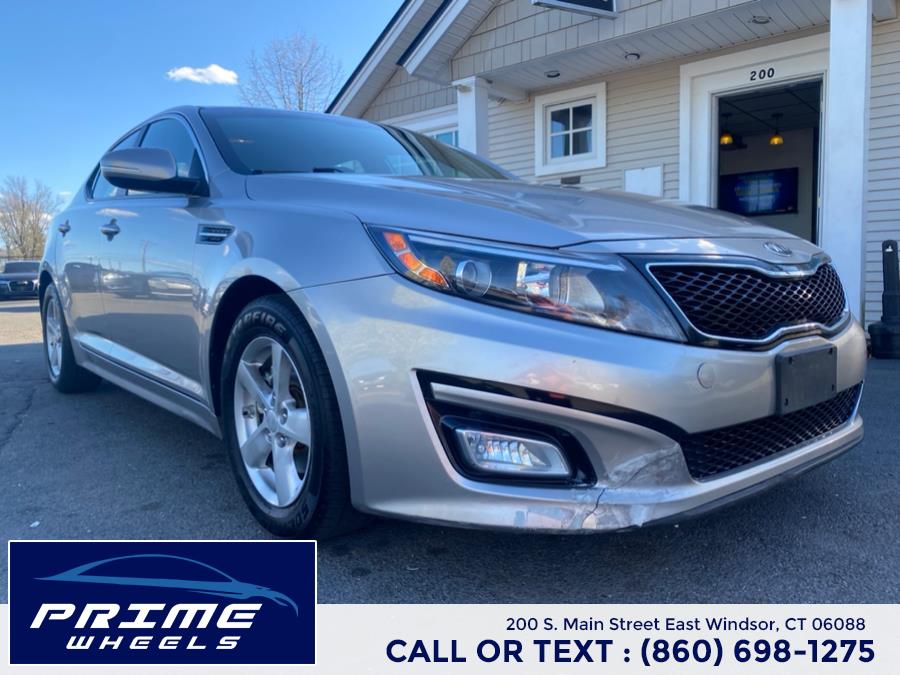 2014 Kia Optima 4dr Sdn LX, available for sale in East Windsor, Connecticut | Prime Wheels. East Windsor, Connecticut