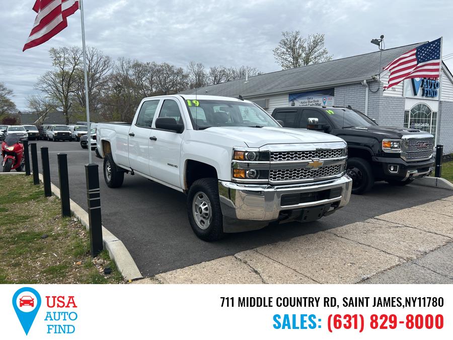 2019 Chevrolet Silverado 2500HD 4WD Crew Cab 167.7" Work Truck, available for sale in Saint James, New York | USA Auto Find. Saint James, New York
