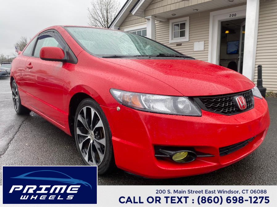 2010 Honda Civic Cpe 2dr Auto EX, available for sale in East Windsor, Connecticut | Prime Wheels. East Windsor, Connecticut