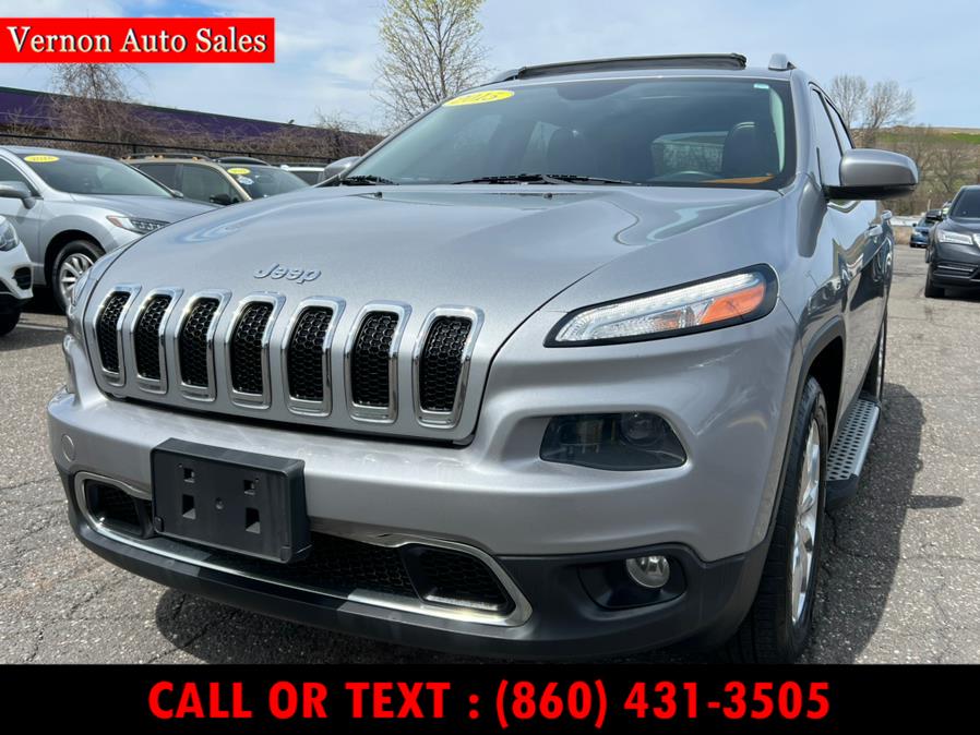 2015 Jeep Cherokee 4WD 4dr Limited, available for sale in Manchester, Connecticut | Vernon Auto Sale & Service. Manchester, Connecticut