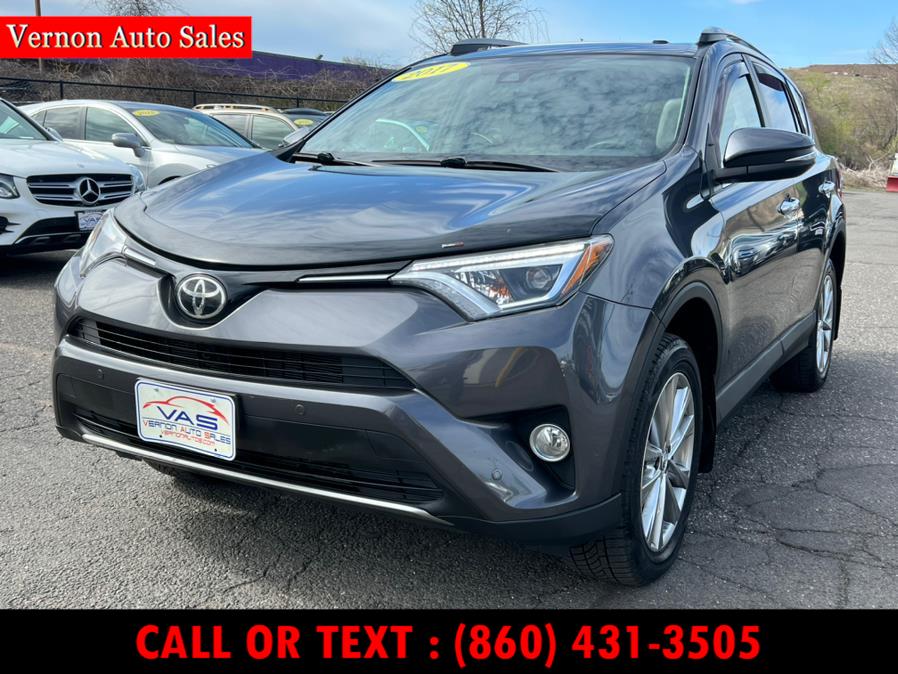 2017 Toyota RAV4 Limited AWD, available for sale in Manchester, Connecticut | Vernon Auto Sale & Service. Manchester, Connecticut