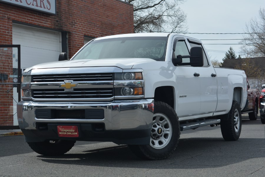 2015 Chevrolet Silverado 3500HD 4WD Crew Cab 167.7" Work Truck, available for sale in ENFIELD, Connecticut | Longmeadow Motor Cars. ENFIELD, Connecticut