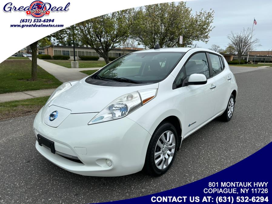 2014 Nissan LEAF 4dr HB S, available for sale in Copiague, New York | Great Deal Motors. Copiague, New York