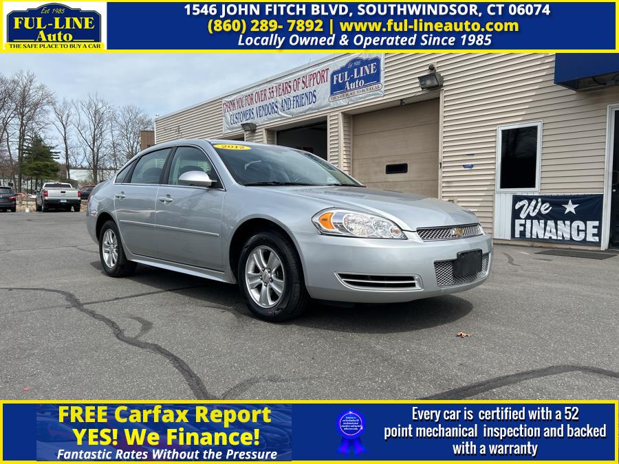 2012 Chevrolet Impala 4dr Sdn LS Retail, available for sale in South Windsor , Connecticut | Ful-line Auto LLC. South Windsor , Connecticut