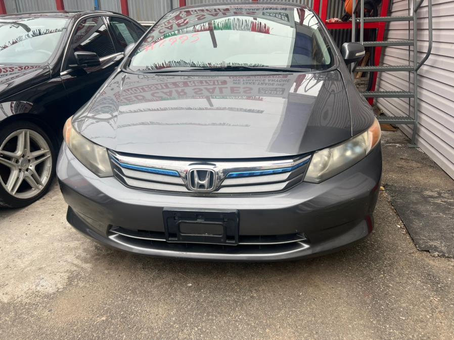 2012 Honda Civic Hybrid 4dr Sdn L4 CVT w/Leather, available for sale in Brooklyn, New York | Atlantic Used Car Sales. Brooklyn, New York