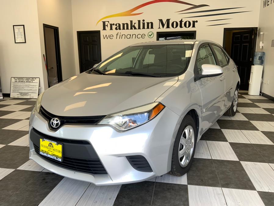 2014 Toyota Corolla 4dr Sdn CVT LE (Natl), available for sale in Hartford, Connecticut | Franklin Motors Auto Sales LLC. Hartford, Connecticut