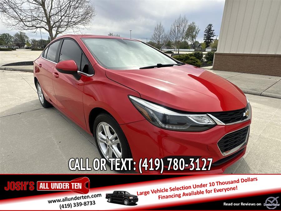 2018 Chevrolet Cruze LT, available for sale in Elida, Ohio | Josh's All Under Ten LLC. Elida, Ohio