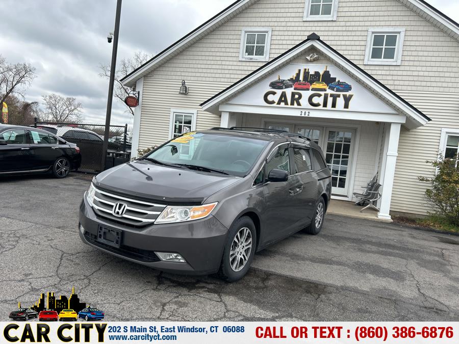2012 Honda Odyssey 5dr EX-L, available for sale in East Windsor, Connecticut | Car City LLC. East Windsor, Connecticut