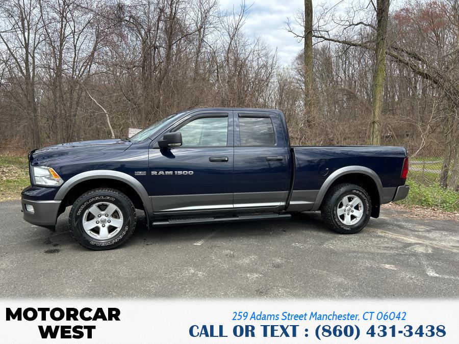2012 Ram 1500 4WD Quad Cab 140.5" Outdoorsman, available for sale in Manchester, Connecticut | Motorcar West. Manchester, Connecticut