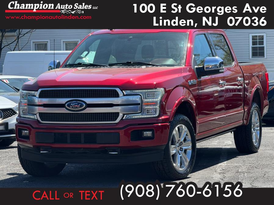 2018 Ford F-150 Platinum 4WD SuperCrew 5.5'' Box, available for sale in Linden, New Jersey | Champion Used Auto Sales. Linden, New Jersey