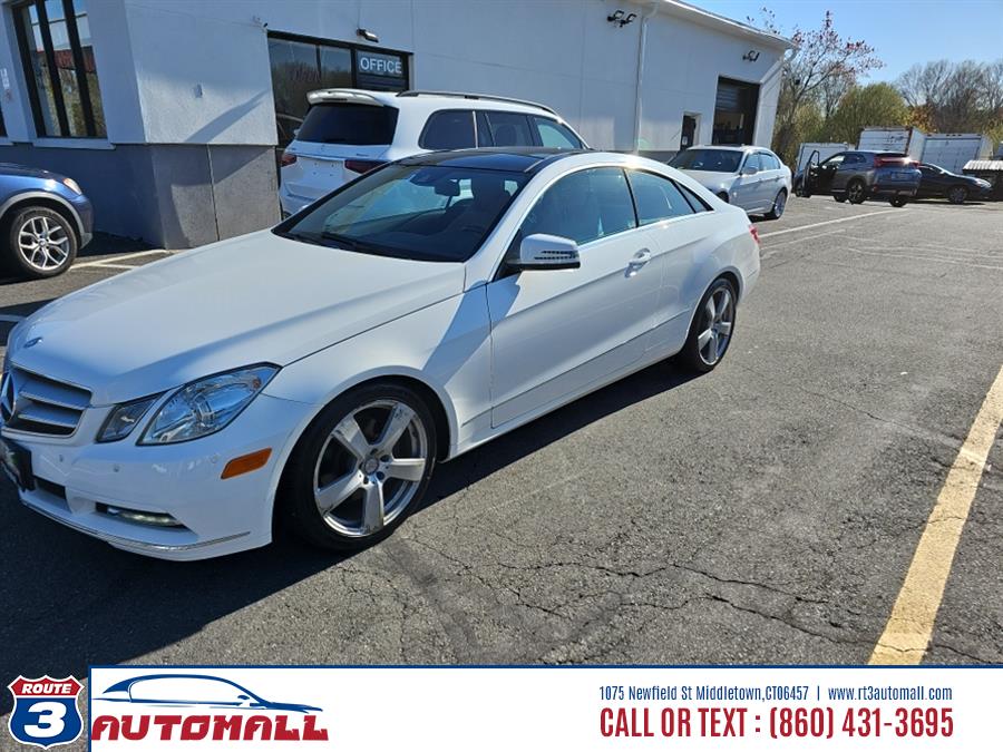 2013 Mercedes-Benz E-Class 2dr Cpe E 350 4MATIC, available for sale in Middletown, Connecticut | RT 3 AUTO MALL LLC. Middletown, Connecticut