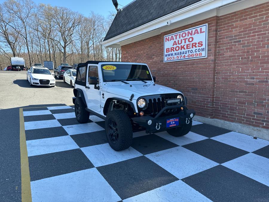 2015 Jeep Wrangler 4WD 2dr Sport, available for sale in Waterbury, Connecticut | National Auto Brokers, Inc.. Waterbury, Connecticut