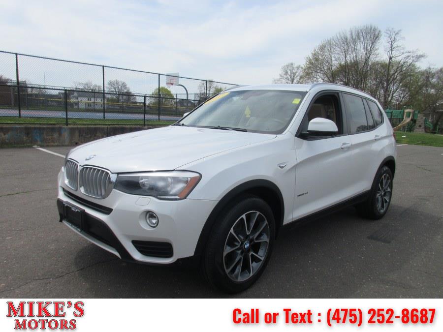 2017 BMW X3 xDrive28i Sports Activity Vehicle, available for sale in Stratford, Connecticut | Mike's Motors LLC. Stratford, Connecticut