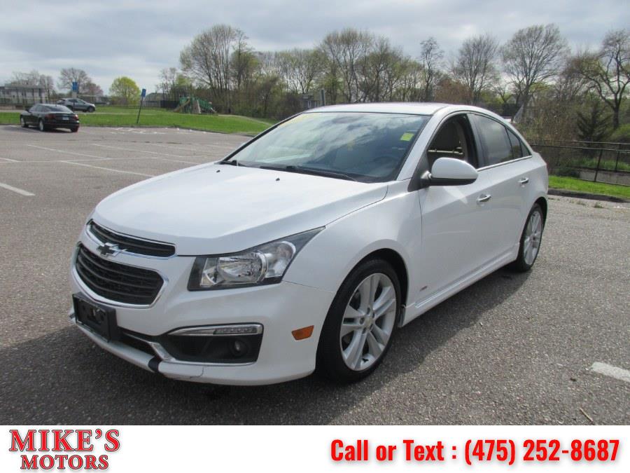 2015 Chevrolet Cruze 4dr Sdn LTZ, available for sale in Stratford, Connecticut | Mike's Motors LLC. Stratford, Connecticut