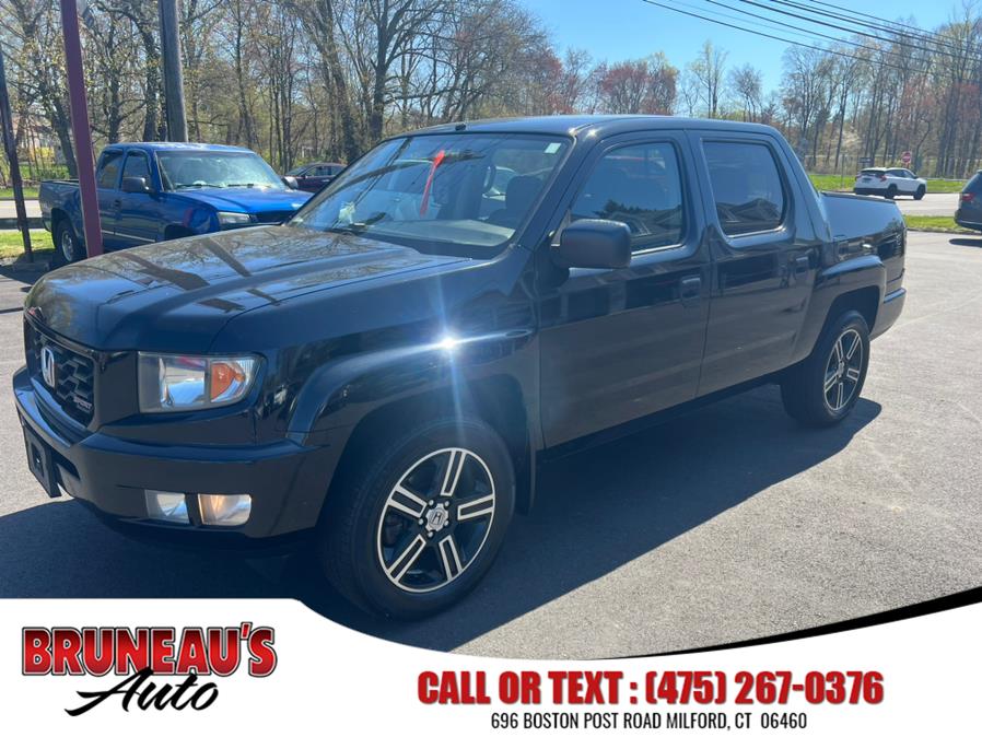 2014 Honda Ridgeline 4WD Crew Cab Sport, available for sale in Milford, Connecticut | Bruneau's Auto Inc. Milford, Connecticut