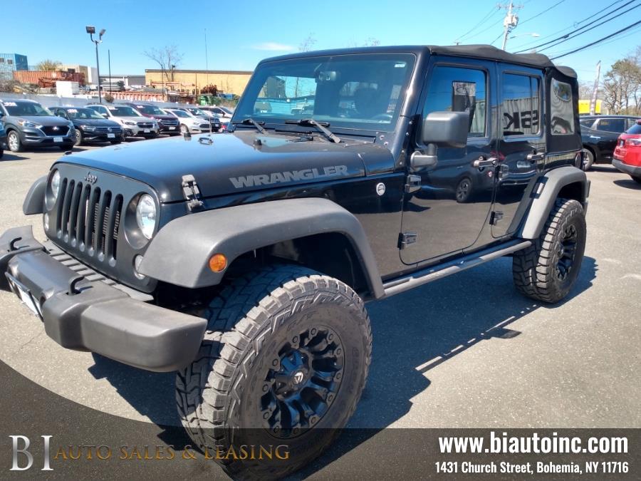 2016 Jeep Wrangler Unlimited 4WD 4dr Black Bear *Ltd Avail*, available for sale in Bohemia, New York | B I Auto Sales. Bohemia, New York