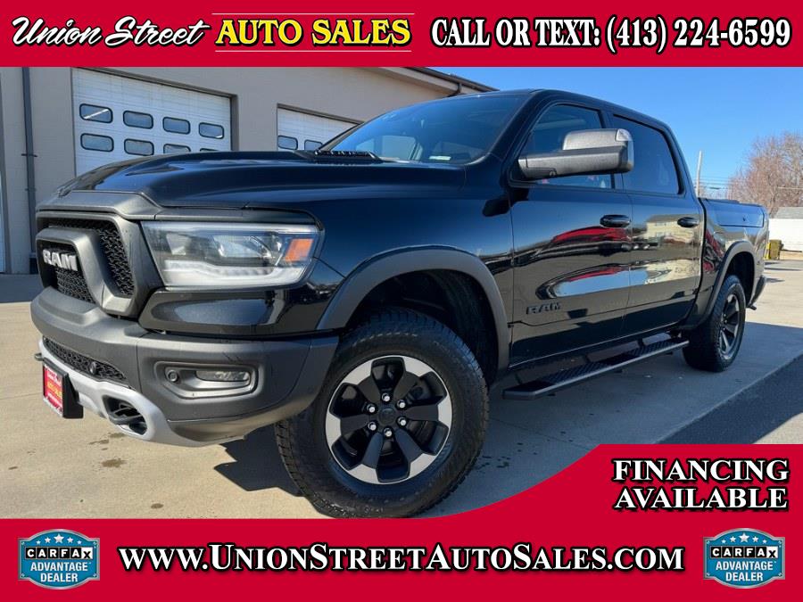 2019 Ram 1500 Rebel 4x4 Crew Cab 5''7" Box, available for sale in West Springfield, Massachusetts | Union Street Auto Sales. West Springfield, Massachusetts