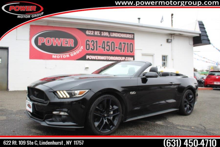 2017 Ford Mustang GT Premium Convertible, available for sale in Lindenhurst, New York | Power Motor Group. Lindenhurst, New York