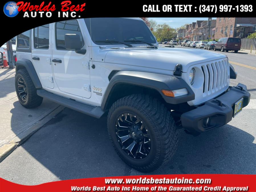 2020 Jeep Wrangler Unlimited Sport S 4x4, available for sale in Brooklyn, New York | Worlds Best Auto Inc. Brooklyn, New York