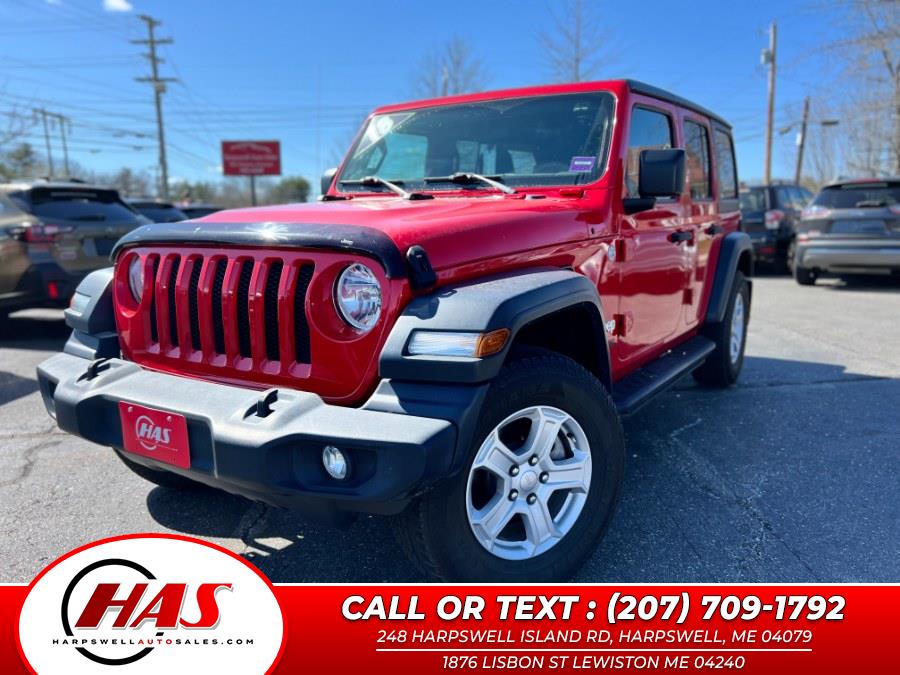 2018 Jeep Wrangler Unlimited Sport S 4x4, available for sale in Harpswell, Maine | Harpswell Auto Sales Inc. Harpswell, Maine