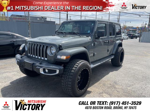 2021 Jeep Wrangler Unlimited Sahara, available for sale in Bronx, New York | Victory Mitsubishi and Pre-Owned Super Center. Bronx, New York