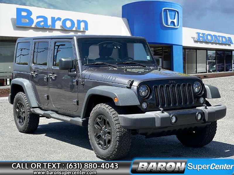 2014 Jeep Wrangler Unlimited Unlimited Willys, available for sale in Patchogue, New York | Baron Supercenter. Patchogue, New York