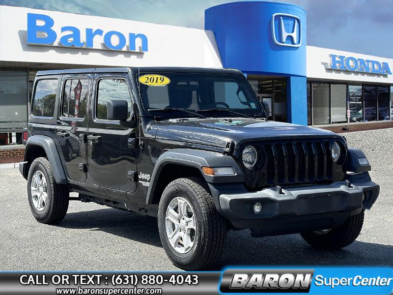 2019 Jeep Wrangler Unlimited Unlimited Sport S, available for sale in Patchogue, New York | Baron Supercenter. Patchogue, New York