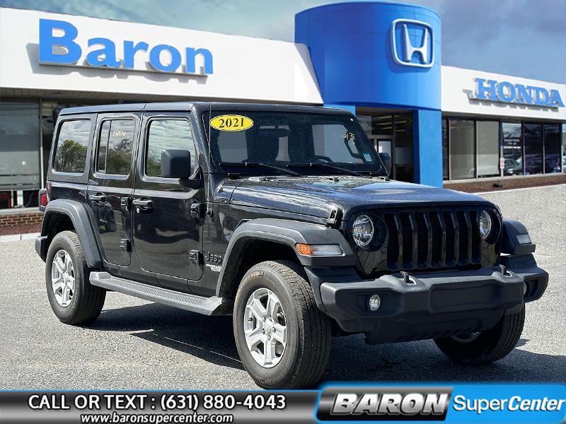 Used Jeep Wrangler Unlimited Sport S 2021 | Baron Supercenter. Patchogue, New York