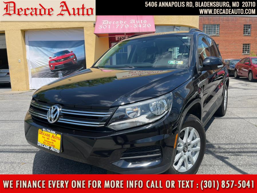 2016 Volkswagen Tiguan 2WD 4dr Auto S, available for sale in Bladensburg, Maryland | Decade Auto. Bladensburg, Maryland