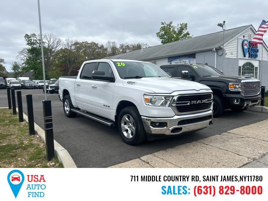 2020 Ram 1500 Big Horn 4x4 Crew Cab 5''7" Box, available for sale in Saint James, New York | USA Auto Find. Saint James, New York