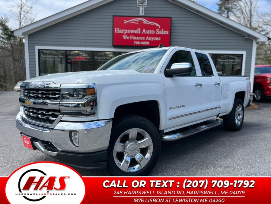 2017 Chevrolet Silverado 1500 4WD Double Cab 143.5" LTZ w/1LZ, available for sale in Harpswell, Maine | Harpswell Auto Sales Inc. Harpswell, Maine