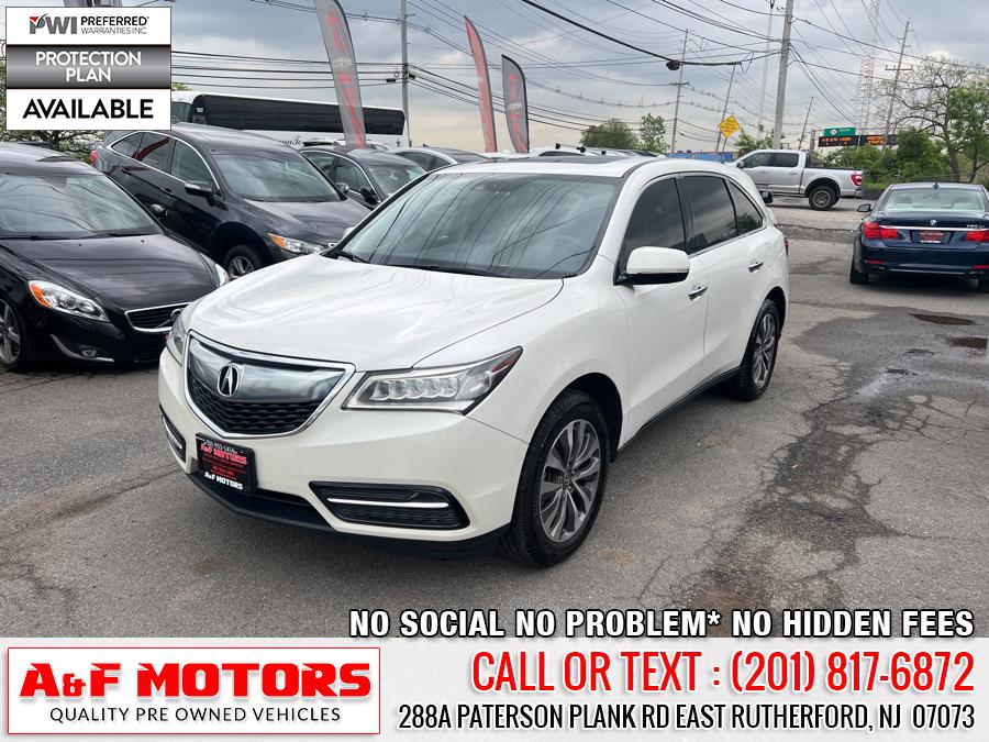 2014 Acura MDX SH-AWD 4dr Tech Pkg, available for sale in East Rutherford, New Jersey | A&F Motors LLC. East Rutherford, New Jersey