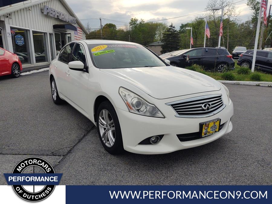 2013 INFINITI G37 Sedan 4dr x AWD, available for sale in Wappingers Falls, New York | Performance Motor Cars. Wappingers Falls, New York