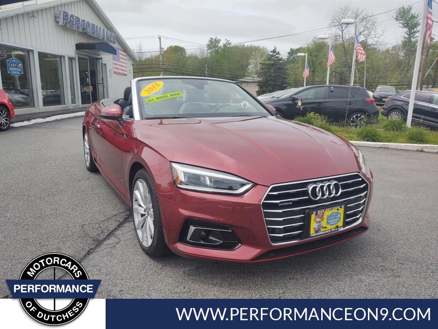 2018 Audi A5 Cabriolet 2.0 TFSI Prestige, available for sale in Wappingers Falls, New York | Performance Motor Cars. Wappingers Falls, New York